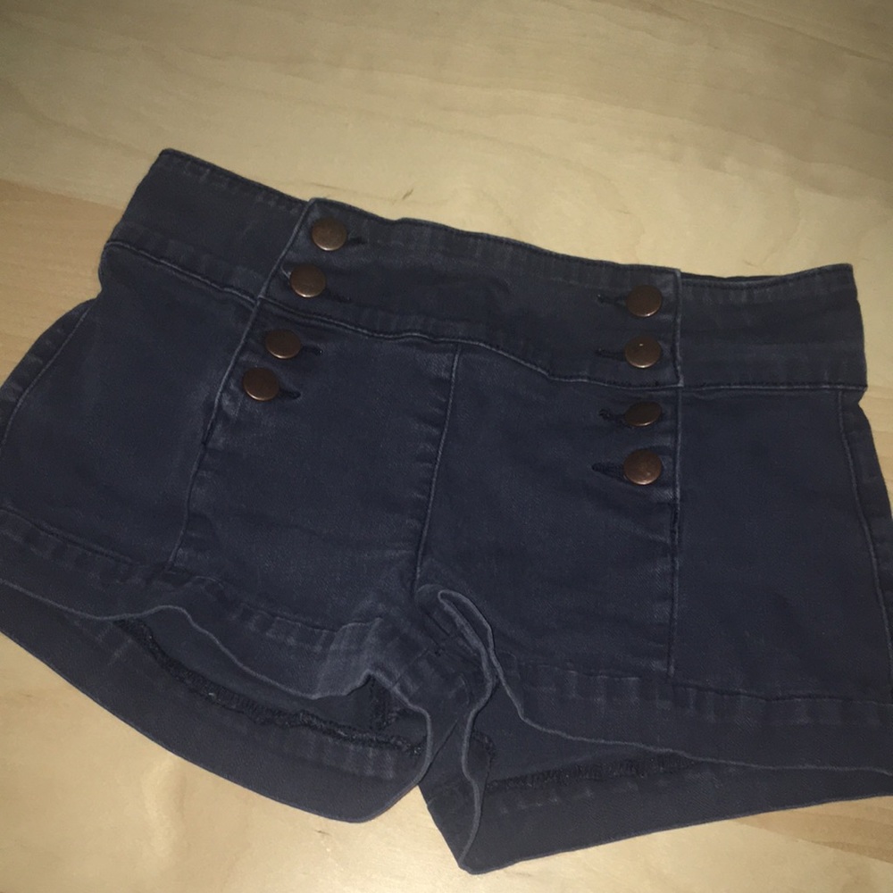 Button up shorts